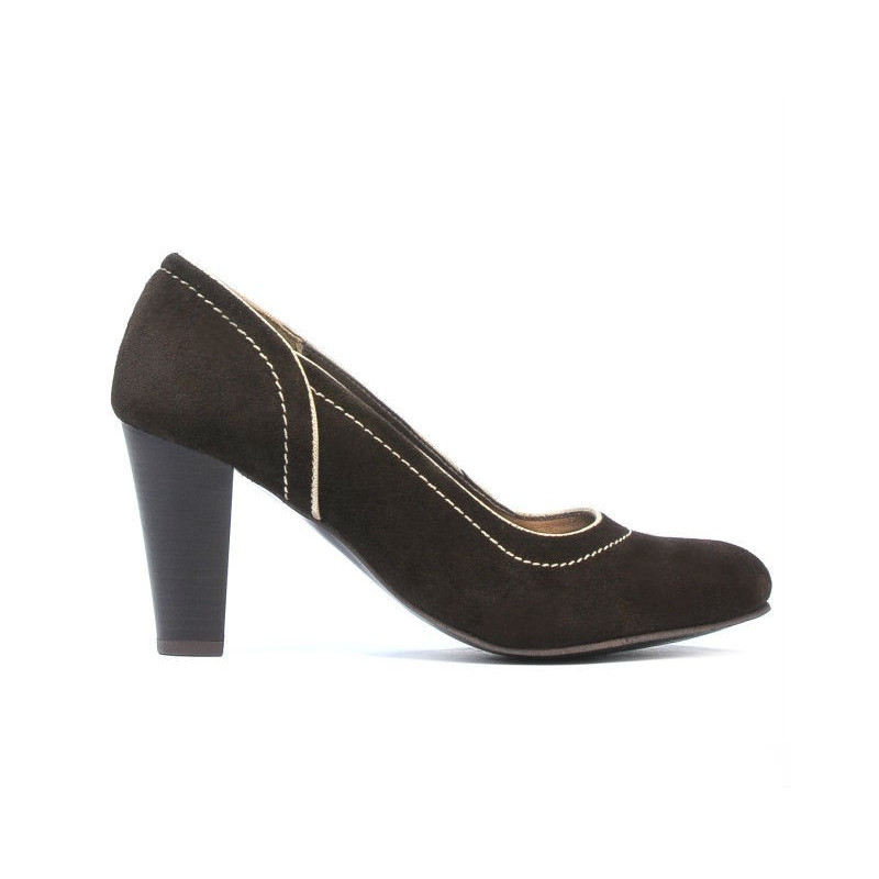 Chaussures élégantes femme 1205 marron antilope
