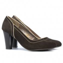 Chaussures élégantes femme 1205 marron antilope