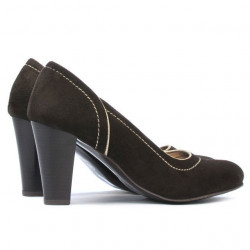 Chaussures élégantes femme 1205 marron antilope