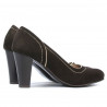 Chaussures élégantes femme 1205 marron antilope