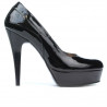 Chaussures élégantes femme 1201 vernis noir