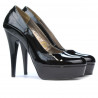Chaussures élégantes femme 1201 vernis noir