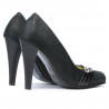 Chaussures élégantes femme 1040 noir satiné