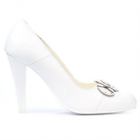 Chaussures élégantes femme 1067 blanc
