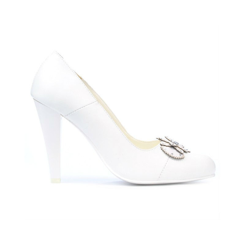 Chaussures élégantes femme 1067 blanc