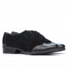 Chaussures casual femme 691 noir combiné