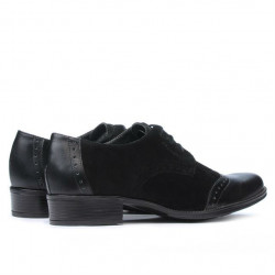 Chaussures casual femme 691 noir combiné