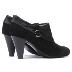 Chaussures élégantes femme 1089 noir antelope