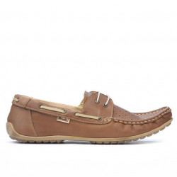 Mocassins hommes 778 cappuccino perforé