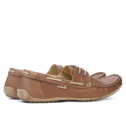 Mocassins hommes 778 cappuccino perforé