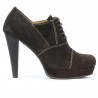 Chaussures élégantes femme 1091 marron antelope