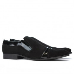 Chaussures élégantes hommes 796 noir velours
