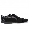Chaussures élégantes hommes 796 noir velours
