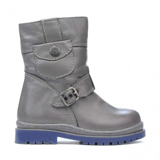 Petites bottines enfants 22c gris