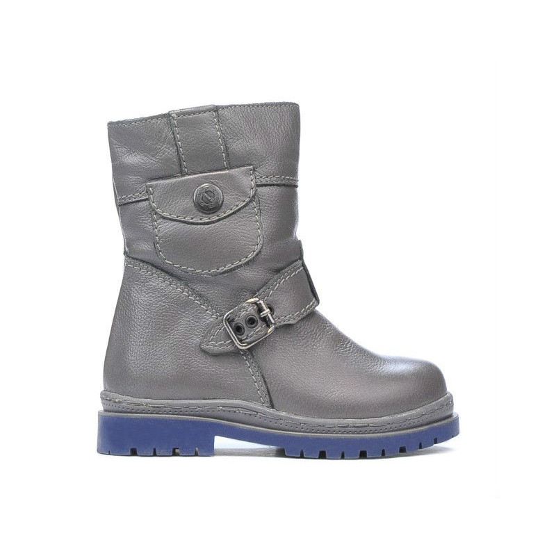 Petites bottines enfants 22c gris
