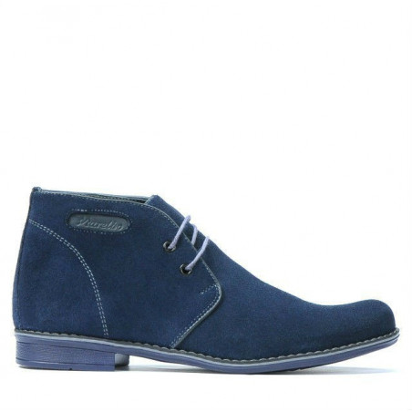 Bottes adolescents 464 velours indigo