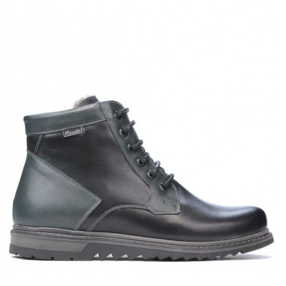 Bottes hommes 497 noir+gris Bottes hommes 497 noir+gris