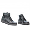Bottes hommes 497 noir+gris