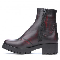 Bottes femme 3314 en rouge