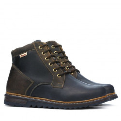 Bottes hommes 497 tuxon indigo+marron