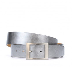 Ceinture femme 02m argentée