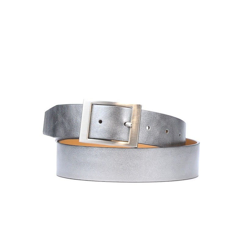 Ceinture femme 02m argentée
