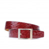 Ceinture femme 02m vernis bordeaux