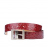 Ceinture femme 02m vernis bordeaux
