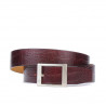 Ceinture femme 02m croco bordeaux