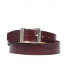 Ceinture femme 02m croco bordeaux