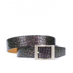Ceinture femme 02m croco caméléon