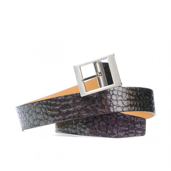 Ceinture femme 02m croco caméléon