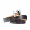 Ceinture femme 02m croco caméléon