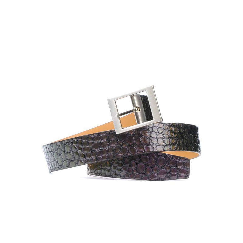 Ceinture femme 02m croco caméléon