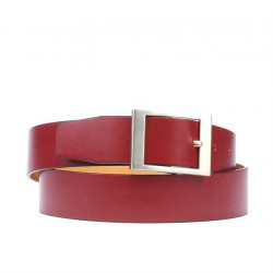 Ceinture femme 02m bordeaux