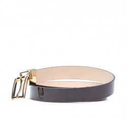 Ceinture femme 02m bicolore cs vernis bordeaux+beige