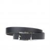 Ceinture femme 02m bicolore noir+café
