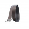 Ceinture femme 02m bicolore noir+café