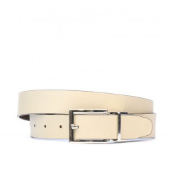 Ceinture femme 02m bicolore cs marron+beige