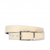 Ceinture femme 02m bicolore cs marron+beige