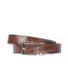 Ceinture femme 02m bicolore cs marron+beige