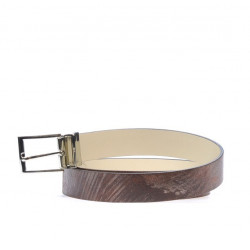 Ceinture femme 02m bicolore cs marron+beige