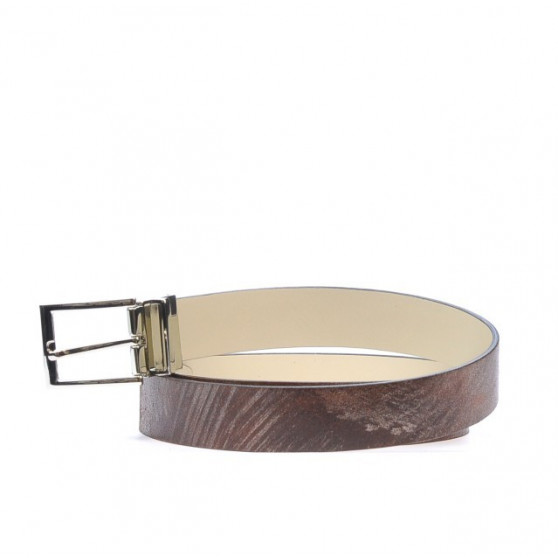 Ceinture femme 02m bicolore cs marron+beige