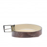 Ceinture femme 02m bicolore cs marron+beige