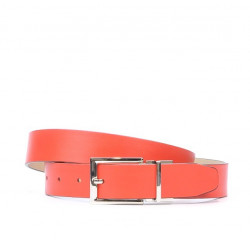 Ceinture femme 02m bicolore cs rouge+beige