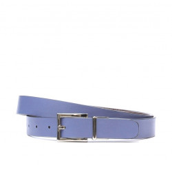 Ceinture femme 02m bicolore cs en marron+bleu