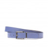 Ceinture femme 02m bicolore cs en marron+bleu