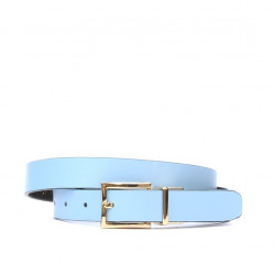 Ceinture femme 02m bicolore cuivre+bleu