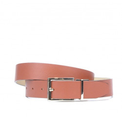 Ceinture femme 02m bicolore cs marron+beige