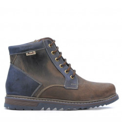 Bottes hommes 497 tuxon café+indigo